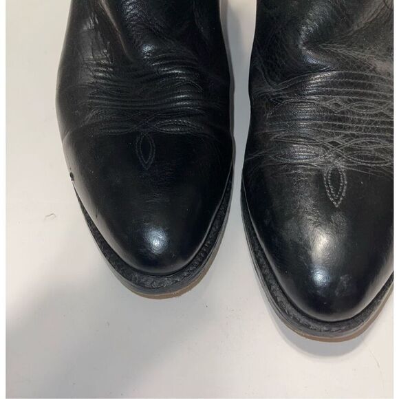 LAREDO 6691 MEN'S SIZE 12 D LEATHER UPPER COWBOY WESTERN BOOTS-POINTED TOE - Picture 9 of 9